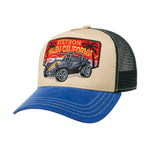 Stetson Malibu Trucker Snapback Blue Beige Green Blå Grøn 7756115-27