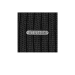 Stetson Northport Knit Beanie Fold Up Black Sort 8519301-1
