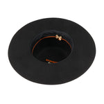 Stetson Open Crown Wool Hat Fedora Black Sort 3598108-1