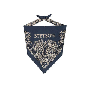 Stetson Paisley Bandana Accessories Navy Blå 9191902-27