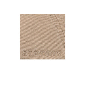 Stetson Paradise Cotton Sixpence Flat Cap Beige