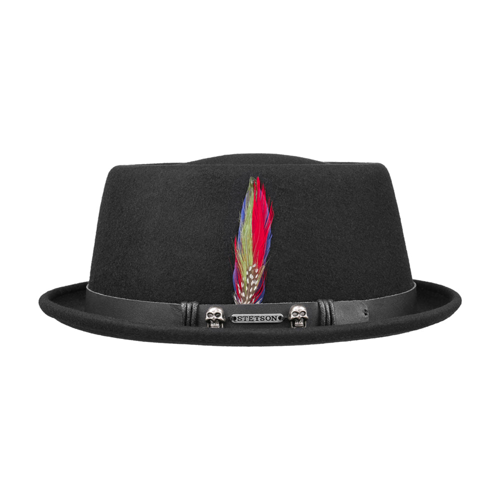 Stetson Pennsylvania Pork Pie Fedora Black Sort 1698107-1