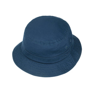 Stetson Protection Cotton Twill Bucket Hat Navy Blå
