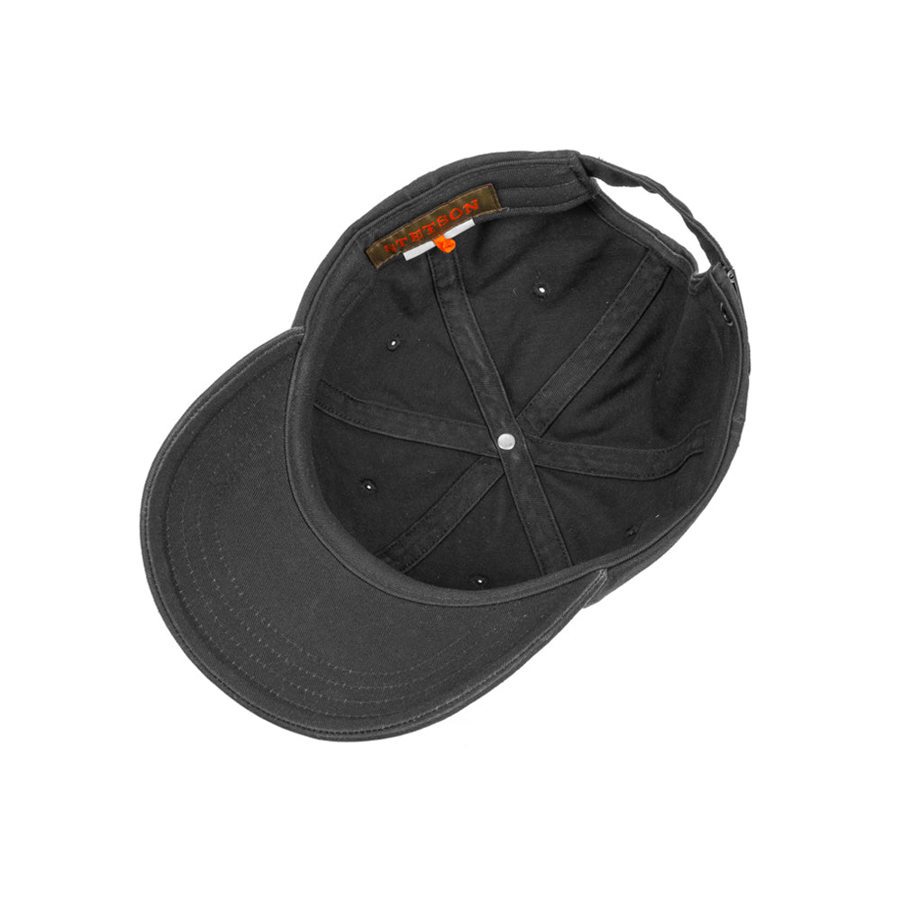 Stetson Rector Baseball Cap Adjustable Black Sort 