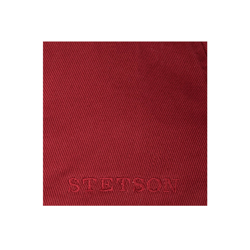 Stetson Rector Baseball Cap Adjustable Bordeaux Maroon Rød
