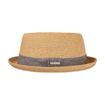 Stetson Robstown Pork Pie Toyo Straw Hat Strå Hat Nature Beige Brun