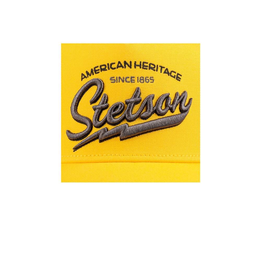 Stetson American Heritage Since 1865 Trucker Snapback Yellow Gul