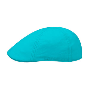 Stetson Texas Sun Protection Sixpence Flat Cap Turquoise Turkis Blå 6611105-24