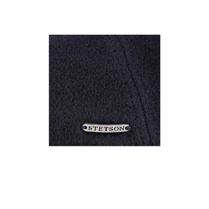 Stetson Texas Wool Gatsby Cap Sixpence Flat Cap Navy Blå 6610102-21
