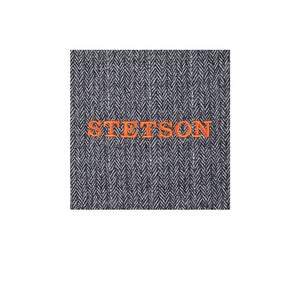 Stetson Texas Wool Herringbone Sixpence Flat Cap Grey Grå 6610501-333