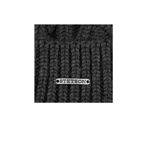 Stetson Tornell Wool With Cuff Beanie Dark Grey Mørkegrå 8599314-3
