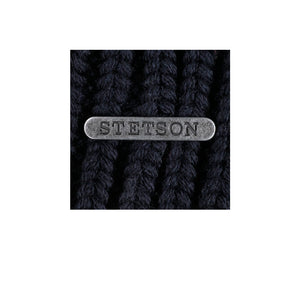 Stetson Tornell Wool With Cuff Beanie Navy Mørkeblå Blå 8599314-2