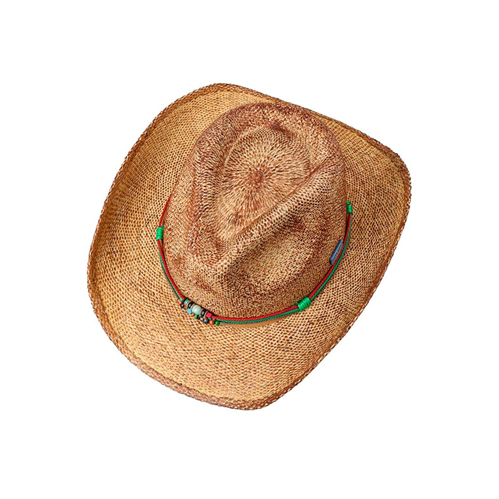 Stetson Townsend Toyo Western Hat Cowboy Hat Straw Hat Strå Hat Brown Mottled Brun 3698515-86