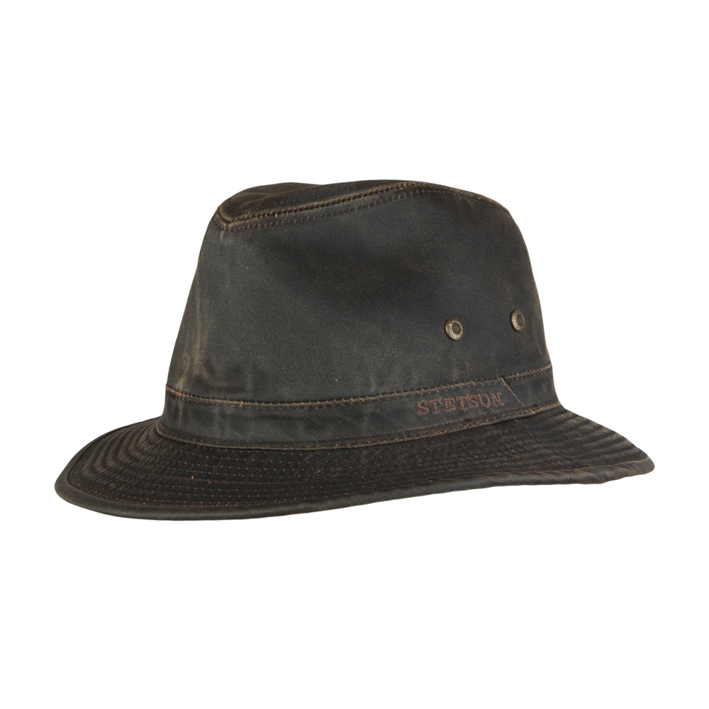 Stetson Traveller CO/PE Fedora Brown Brun 2541102-6