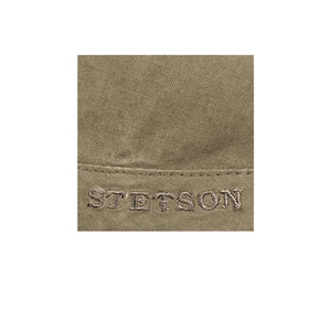 Stetson Traveller Hat Delave Organic Cotton Fedora Khaki 2541114-61