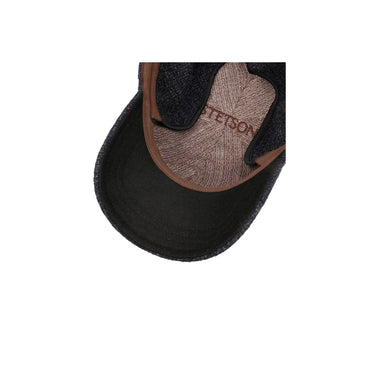 Stetson Vilson Wool Cap With Ear Flaps Flexfit Navy Blå 7720101-2