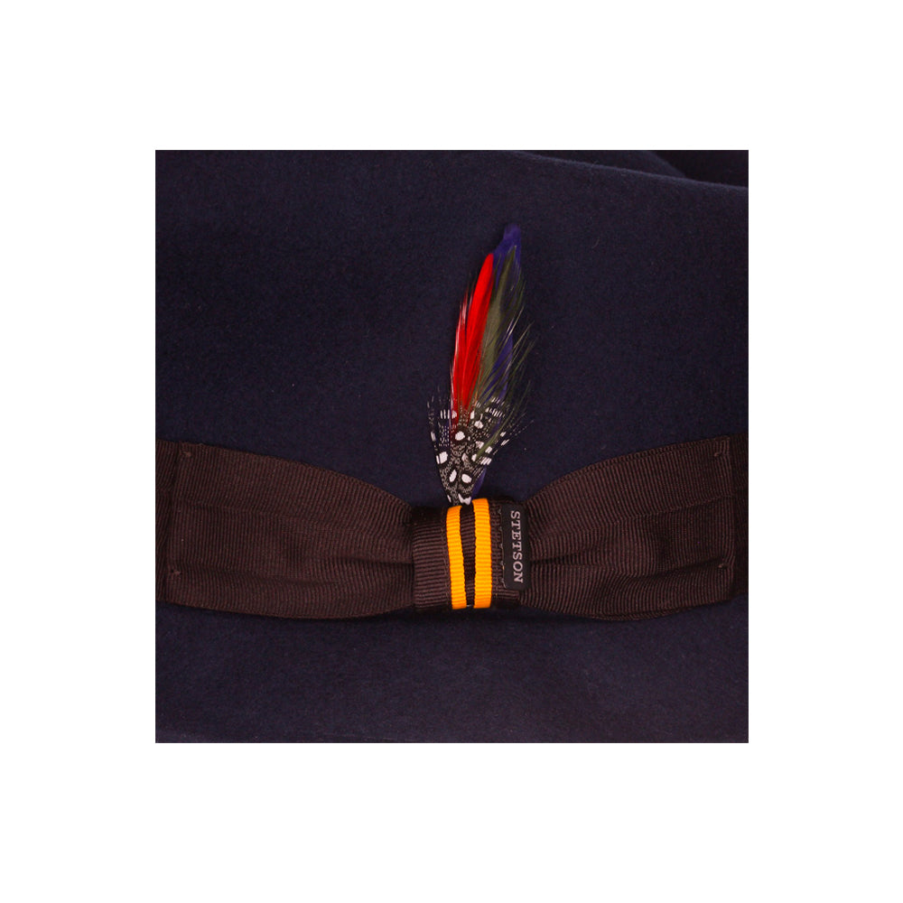 Stetson Wool Felt Hat Fedora Navy Blå 1398101 - 2