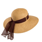 Sur La Tete Beachside Sun Hat Straw Hat Strå Hat Toast Beige Brun 802849/100017