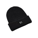 Under Armour Cold Gear® Infrared Halftime Ribbed Beanie Black Jet Gray Sort Grå 1373092-001