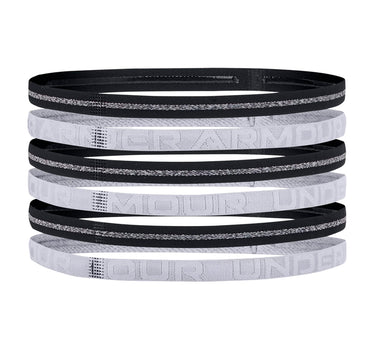 Under Armour Heathered Mini Headbands Accessories Black Mod Gray Sort Grå 1311044 001