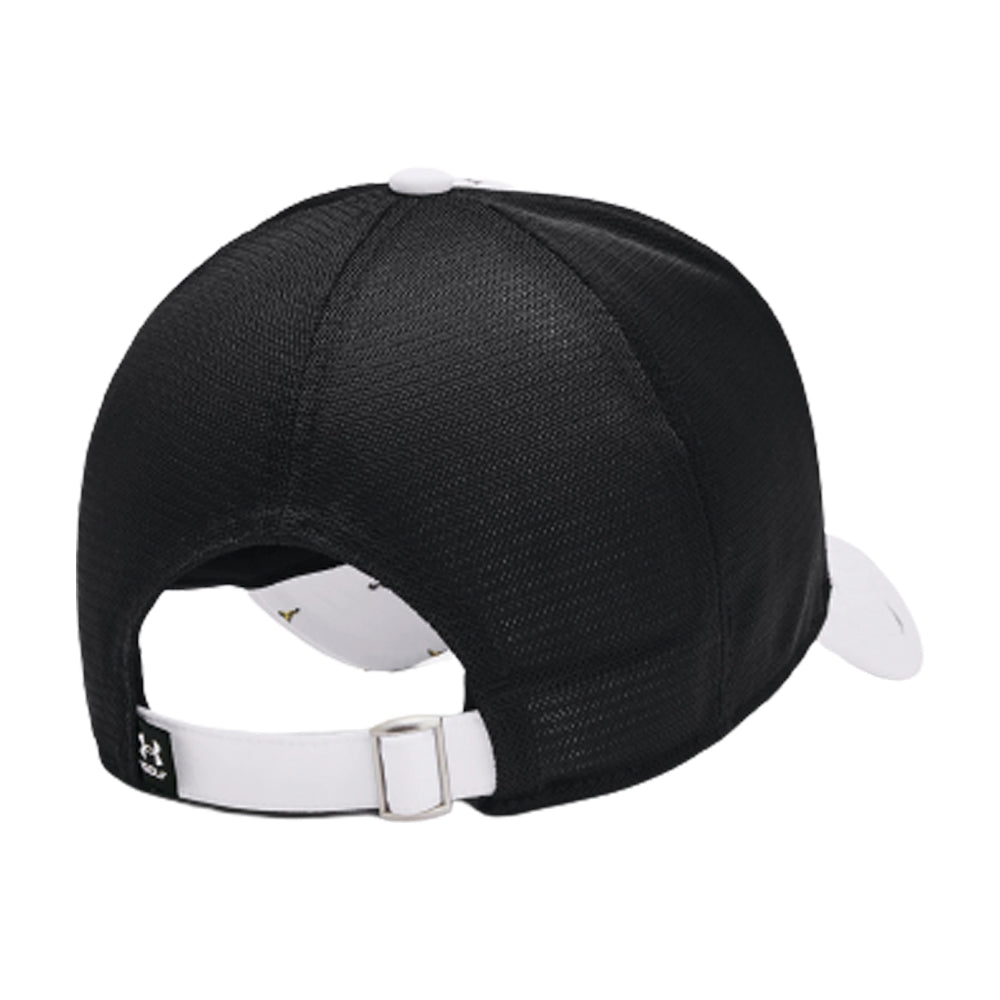 Under Armour Iso Chill Driver Mesh Adjustable Justerbar White/Black Hvid Sort 1369805-101