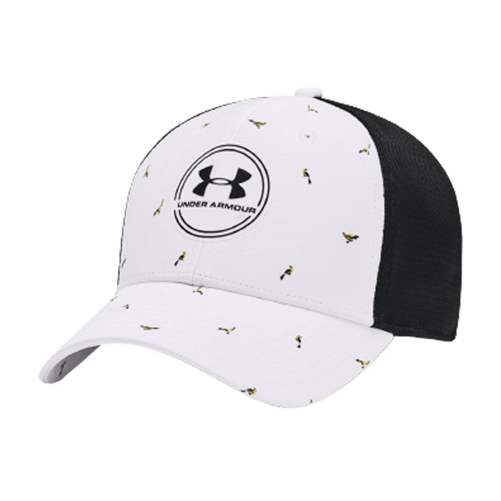 Under Armour Iso Chill Driver Mesh Adjustable Justerbar White/Black Hvid Sort 1369805-101