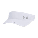 Under Armour Iso Chill Launch Run Visor Adjustable White Reflective Hvid 1361563 100