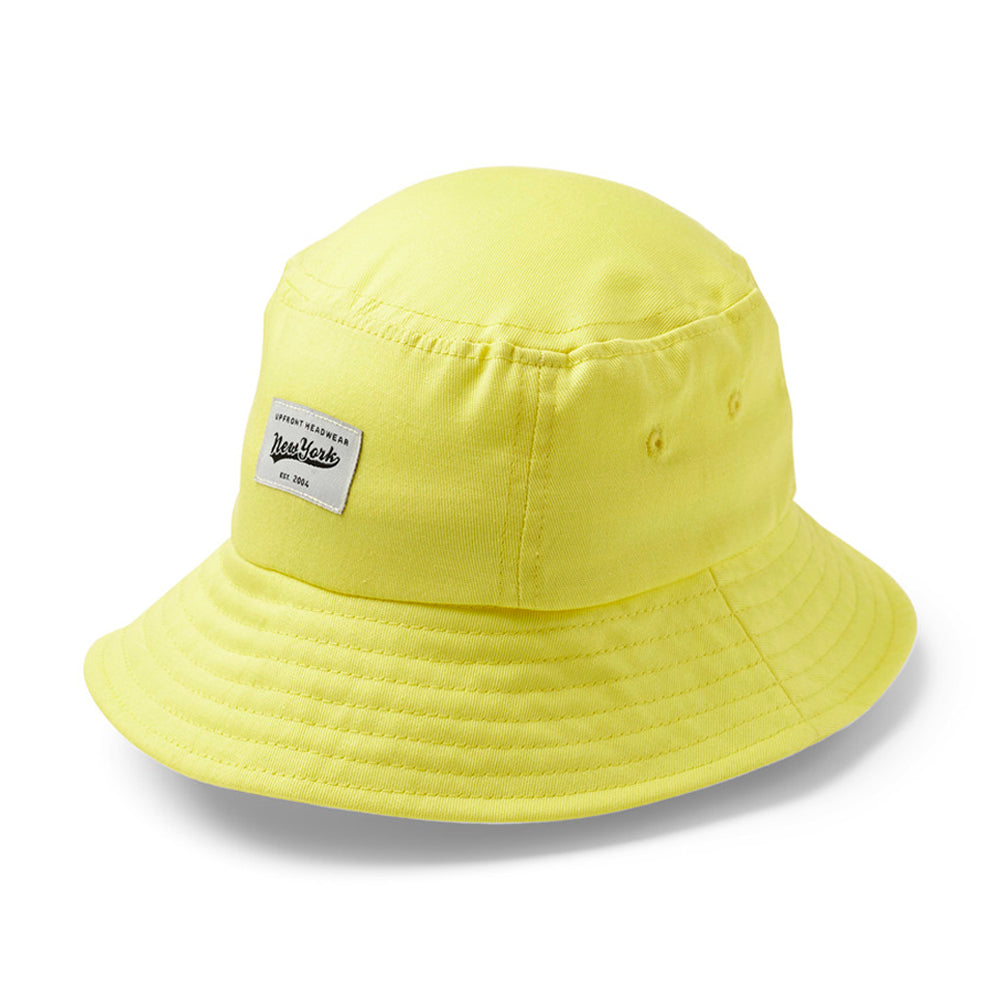 Upfront Gaston Youth Kids Børn Bucket Hat Bølle Hat Yellow Gul SC8840-0016