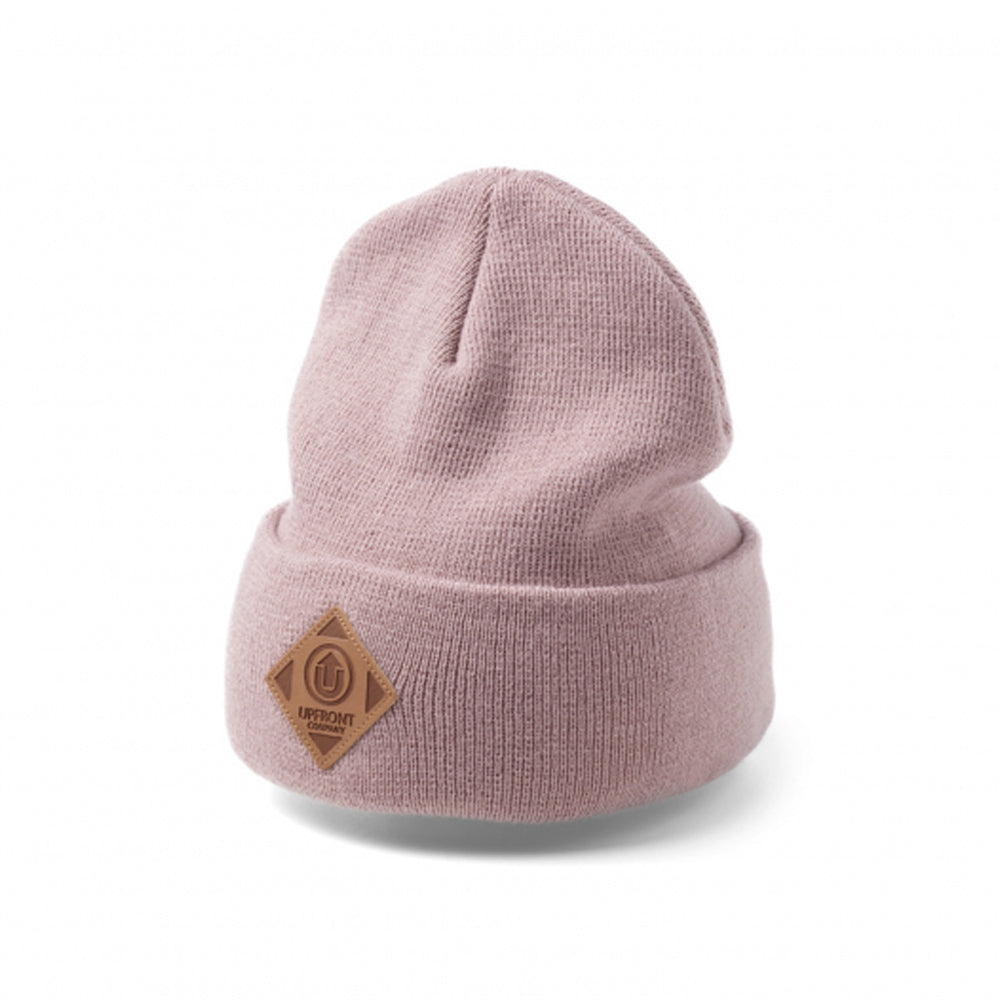 Upfront Official Uf Beanie Fold Hue Dusty Rose Lyserød