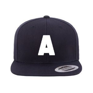 Yupoong - Text/Letter Cap A to Z - Dark Navy (Guide below)