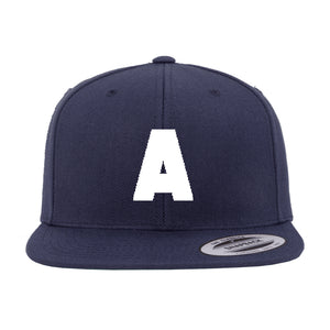 Yupoong - Text/Letter Cap A to Z - Navy (Guide below)