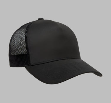 Flexfit Yupoong Trucker 5 Panel Snapback 6506 Black Sort