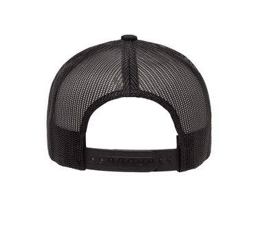 Flexfit Yupoong Trucker 6 Panel Snapback 6606 Black Sort