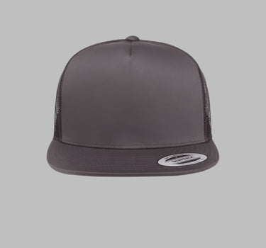 Flexfit Yupoong Trucker Snapback 6006 Charcoal Dark Grey Mørkegrå